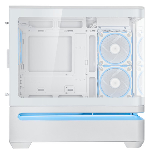 ASUS Prime AP202 ARGB White Micro-ATX Mini-ITX PC Gaming Case Tempered Glass