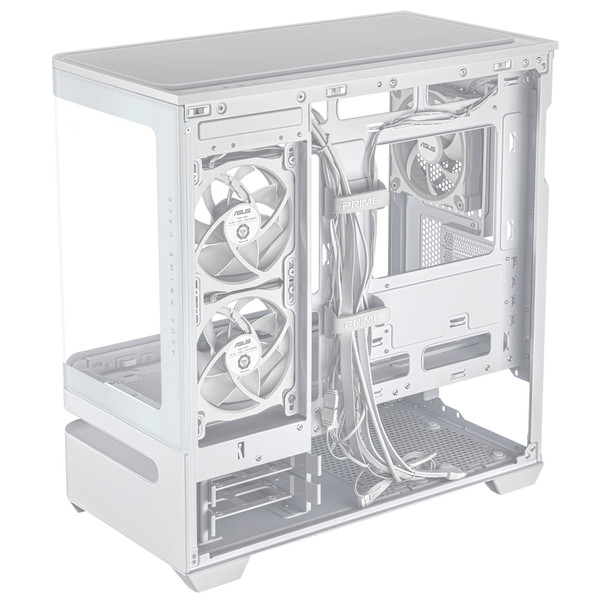ASUS Prime AP202 ARGB White Micro-ATX Mini-ITX PC Gaming Case Tempered Glass – image 11