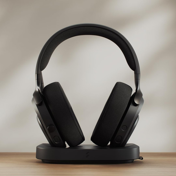 Fractal Scape Dark Wireless Gaming Headset with Charging Stand PC PS5 PS4 Mac