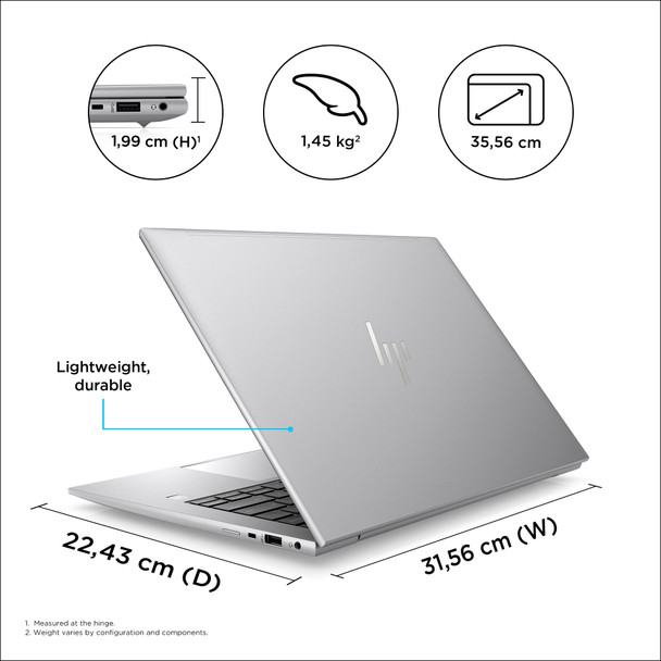 HP ZBook Firefly 14 G10 Core i7-1355U 32GB 1TB SSD RTX A500 Workstation Laptop – image 9