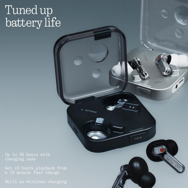 Nothing Ear (3) True Wireless Earbuds ANC Bluetooth In-Ear Headphones White