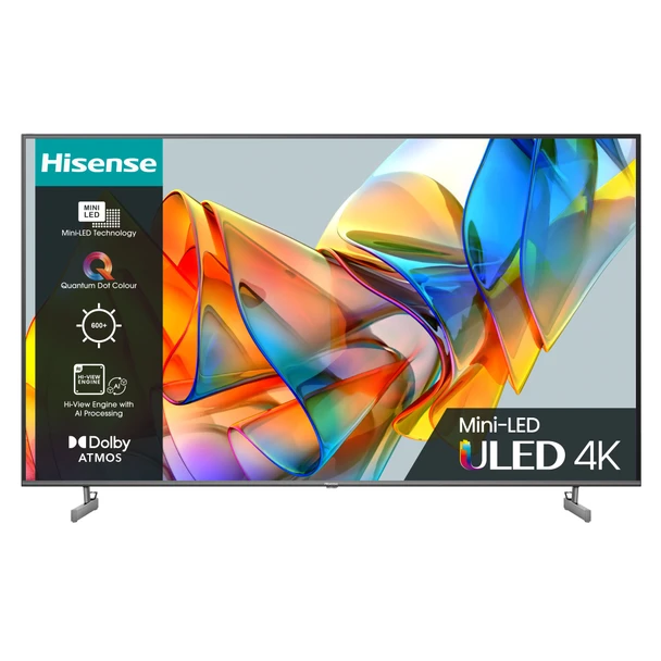 Hisense 55" 4K Ultra HD Mini-LED HDR Smart TV VIDAA Dolby Vision Atmos Freeview