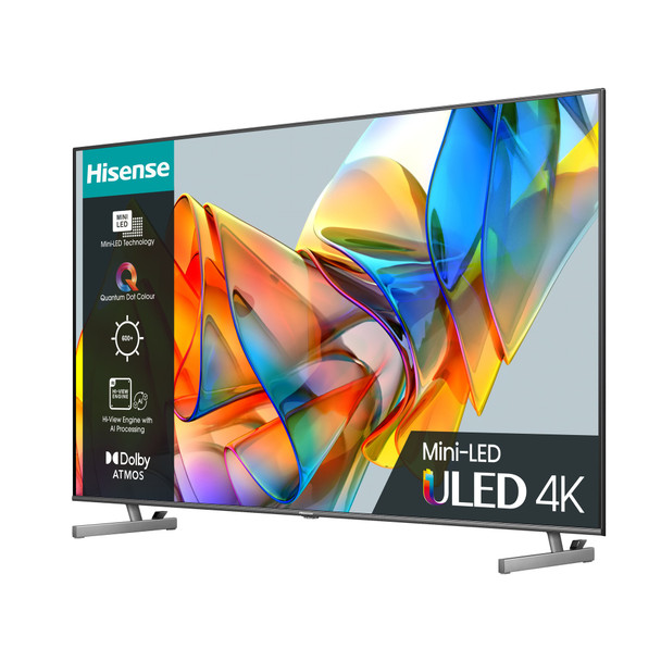 Hisense 55" 4K Ultra HD Mini-LED HDR Smart TV VIDAA Dolby Vision Atmos Freeview