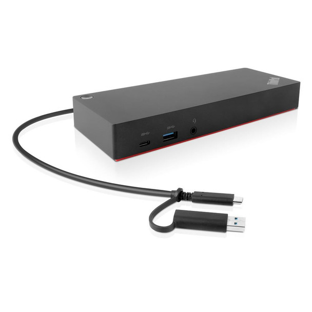 Lenovo ThinkPad Hybrid USB-C USB-A Laptop Docking Station Dual 4K UHD Display