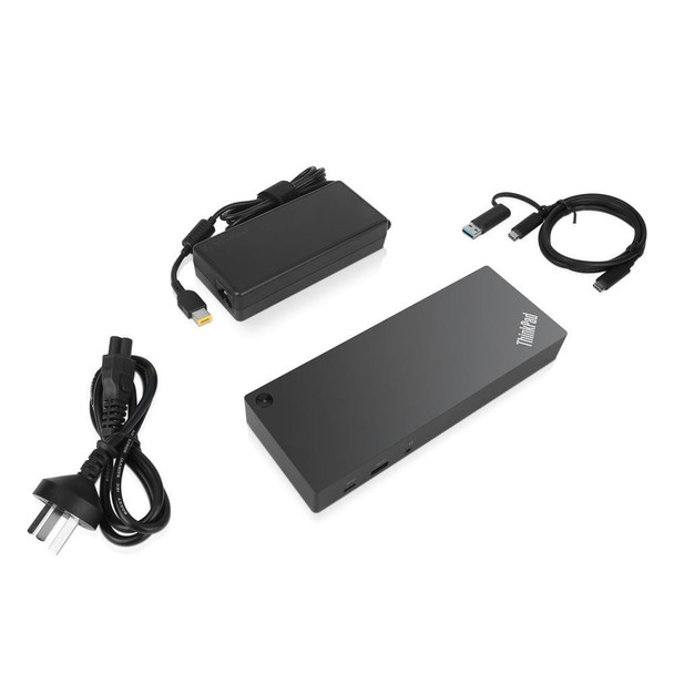 Lenovo ThinkPad Hybrid USB-C USB-A Laptop Docking Station Dual 4K UHD Display