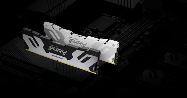 Kingston FURY Renegade KF572C38RSK2-32 32GB (2x 16GB) U-DIMM System Memory, 7200MHz, DDR5, Silver, Intel XMP