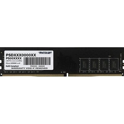 Patriot Signature Series (PSD48G32002) 8GB, DDR4, U-DIMM, 3200MTs, CL22, 288 Pin, Limited Lifetime Warranty