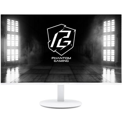 ASRock Phantom Gaming PG27FFS2E-W 27 Inch FHD (1920 x 1080) Flat IPS Gaming Monitor, 240Hz, 1ms (MPRT) Response Time, 2 x HDMI 2.1 1 x DisplayPort 1.2, 2 x 2W Speakers, Tilt, Swivel, Height, Pivot Adjustment - White