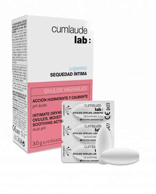 CUMLAUDE LUBRIPIU 10 OVULOS VAGINALES