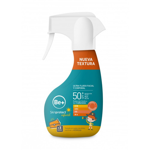 BE+ SKIN PROTECT INFANTIL ULTRAFLUIDO SPRAY FACIAL Y CORPORAL