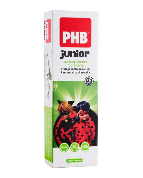 PHB Pasta dentífrica Menta 75 ml Junior
