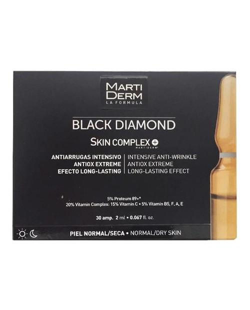 Martiderm 30 Ampollas Antiedad Skin Complex Black diamond