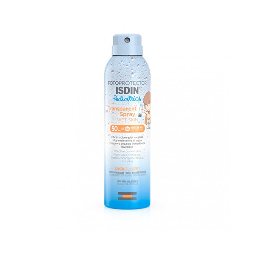 Fotoprotector isdin transparent spray wet skin pediatrics SPF 50+ 200 mL