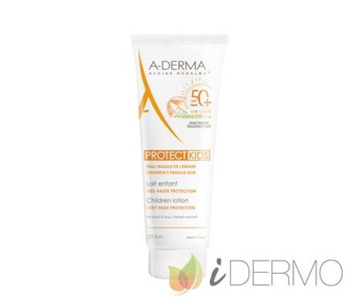 ADERMA PROTECT KIDS LECHE NIÑOS SPF50+ MUY ALTA PROTECCION 1 ENVASE 250 ML