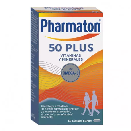Pharmaton 50 plus 60 cápsulas