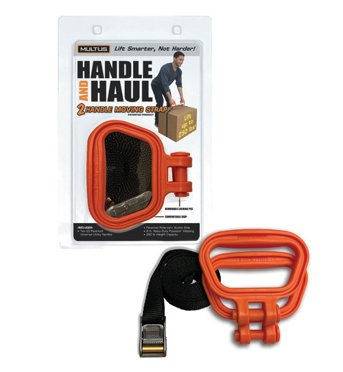 Handle And Haul 2 Handle Moving Strap in Orange