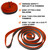 Orange Reflective Harness Loop Strap - 6.5 FT