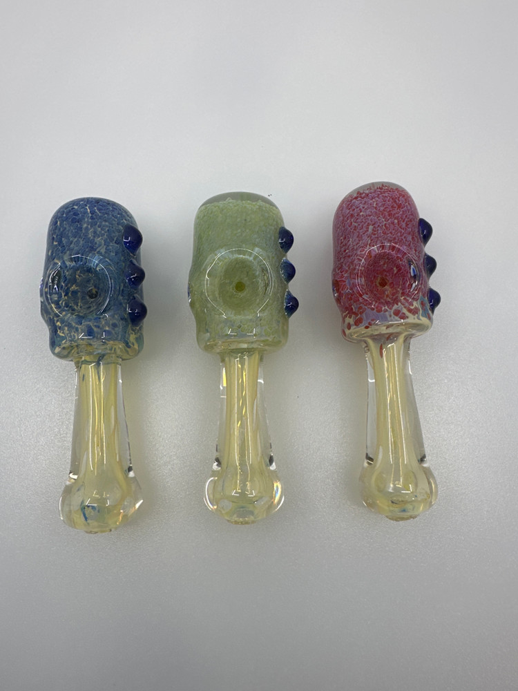 4.5” Ice Cream Shape Frit Hand Pipe