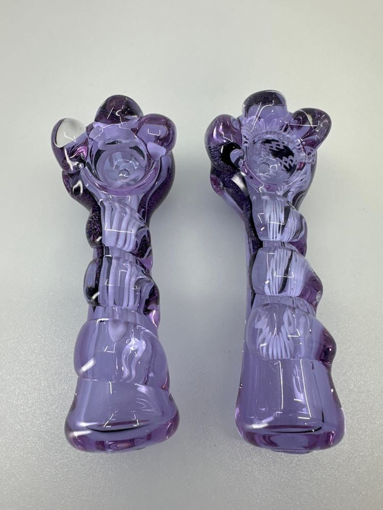 5” Purple Dichro Spoon