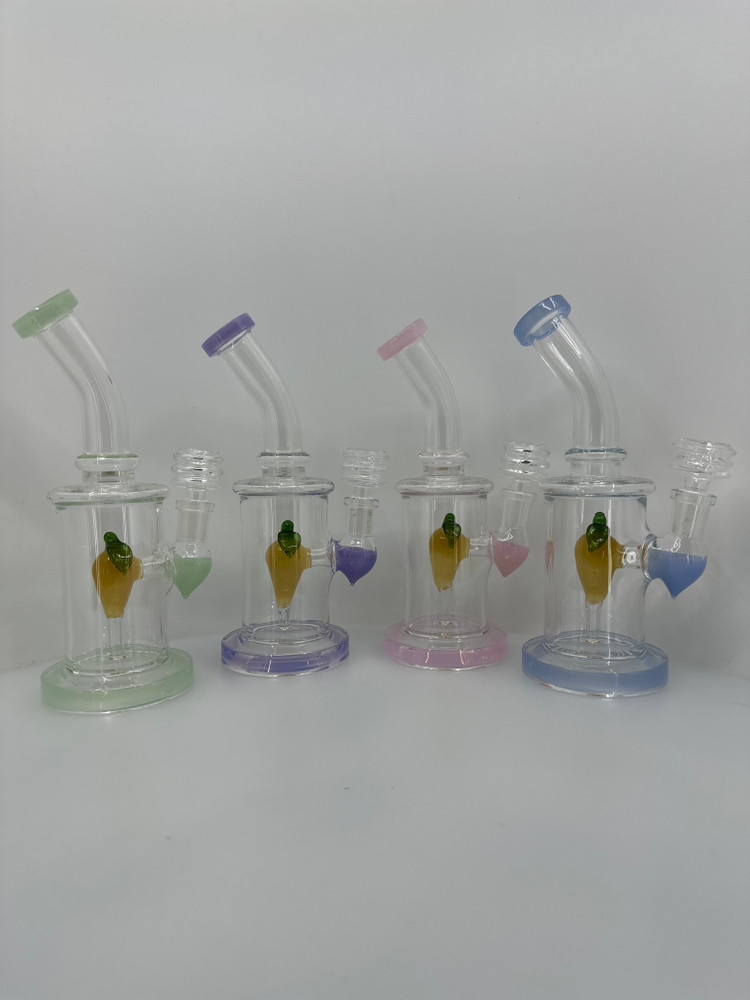 8” Mango Perc Slime Water Pipe