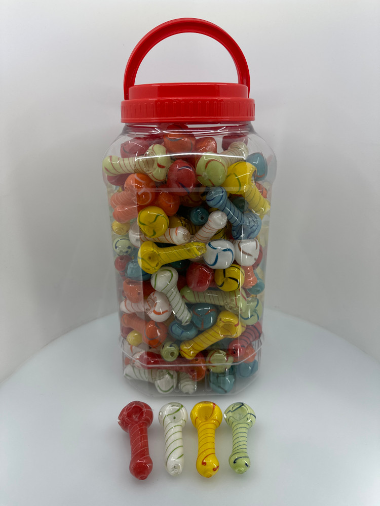 2.5” Color Frit Spoon (100 Counts)