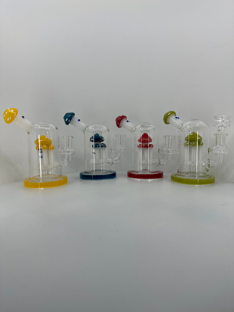 8” Mushroom Perk Water Pipe