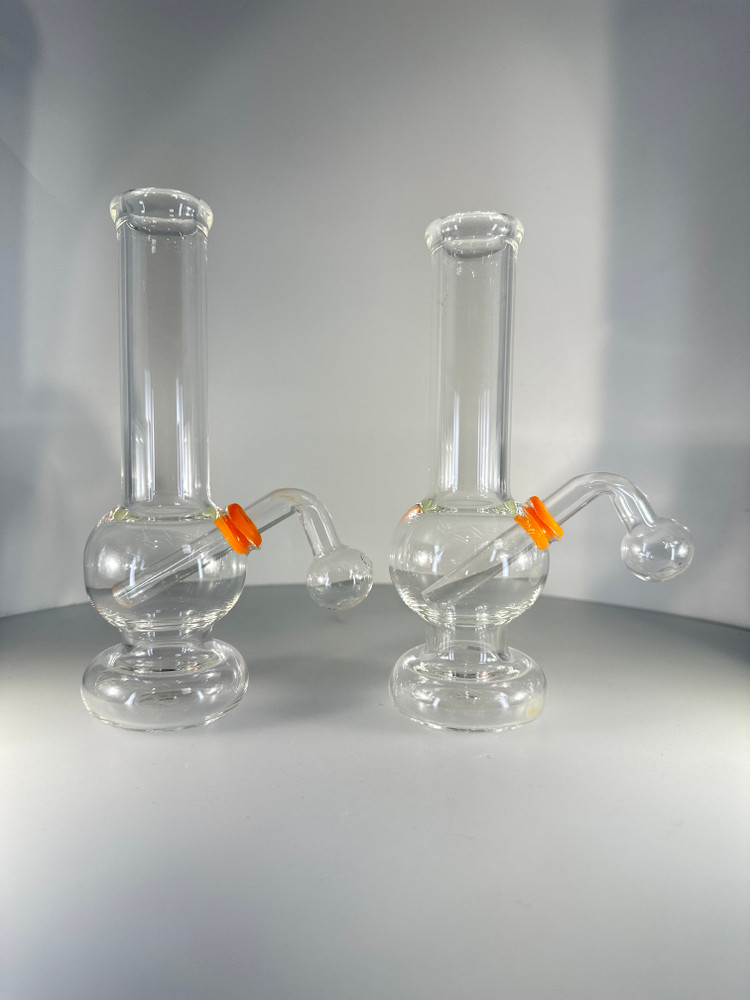 7.5” Clear Bubble Beaker OB Water Pipe