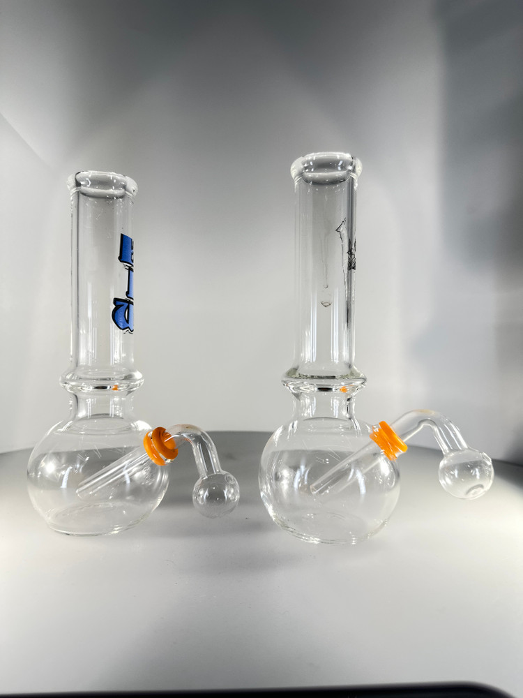 8” Clear Rim Ball Beaker OB Water Pipe