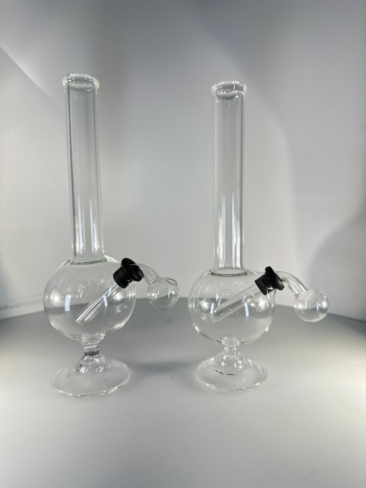 8” Clear Thin Tall Ball Ob water