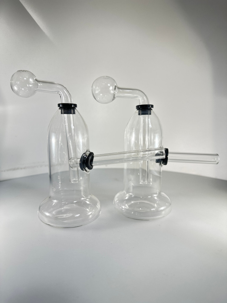 Clear Cylinder Shape OB Water Pipe