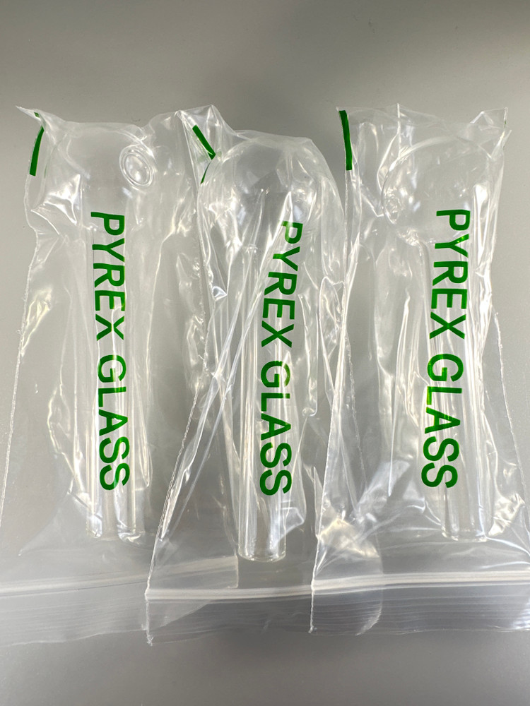 4” Pyrex Glass OB (Pack of 20 $20)