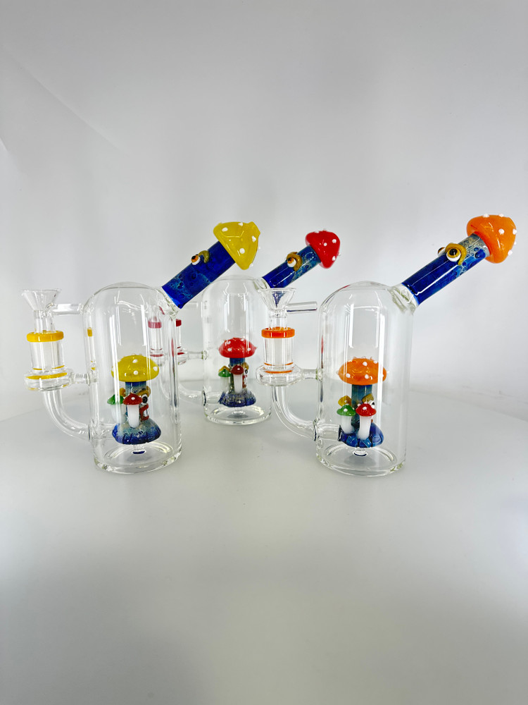 9” Fancy Mushroom Water Pipe