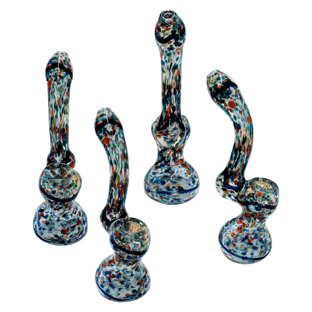 Classic Rainbow Confetti Bubbler