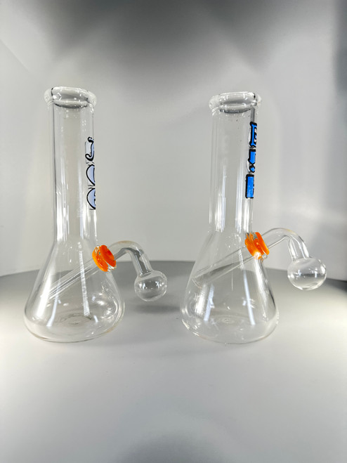 7” Clear Beaker OB Water Pipe