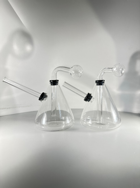 Clear Pyramid OB Water Pipe