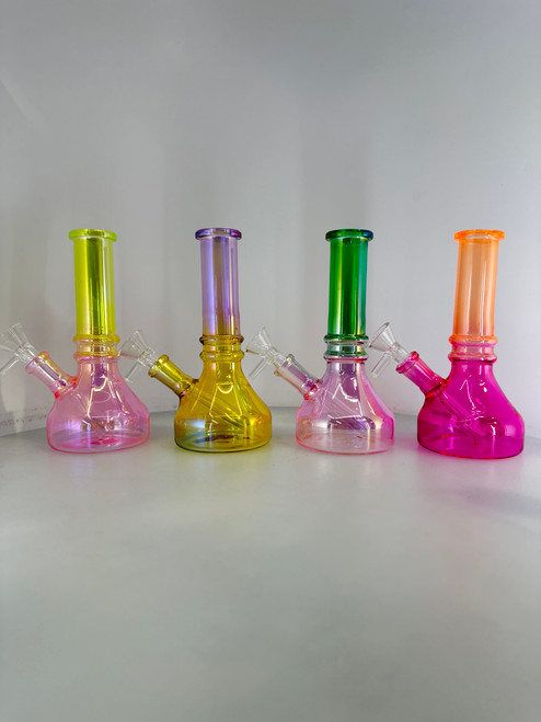 Mini Electroplated Beaker Water Pipe Bong
