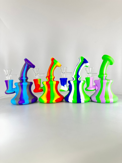 5” Silicon Hanger Banger Water Pipe Bong