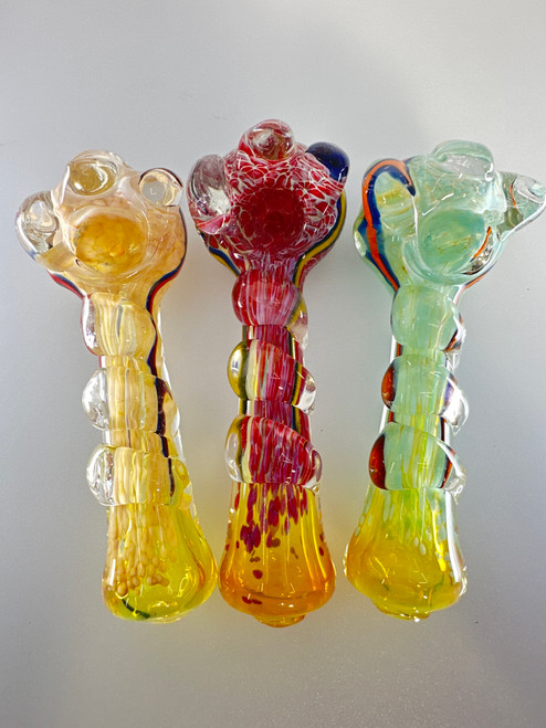 6” Color Frit Marble Spoon