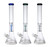 Lotus  7MM beaker with 6 arms percs Glass water pipes   17IN