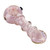 Ribbed Cloud Pink Spoon Pipe