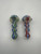 5” color Twisting Marble Ball Spoon