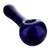 Midnight Blue Glass Spoon Pipe