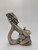 9.5" Snake & Skull Ceramic Water Pipe CER-10