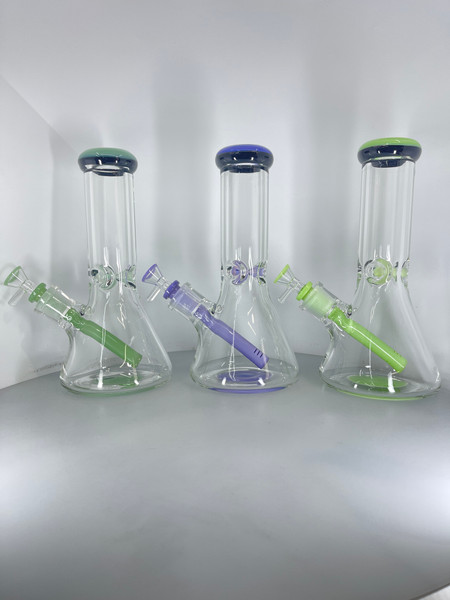 10” 9MM Two-Tone Beaker Bong