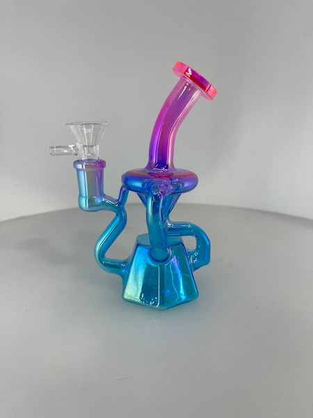 6” Electroplated Colorful Recycle Water Pipe