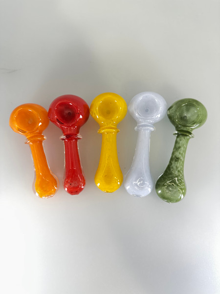 3” Color Frit Rim Spoon