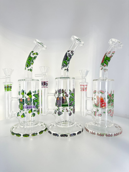 9” Honeycomb Bend Water Pipe