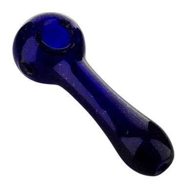 Hand-made Blue Glass Pipe - Apple Dream Shop