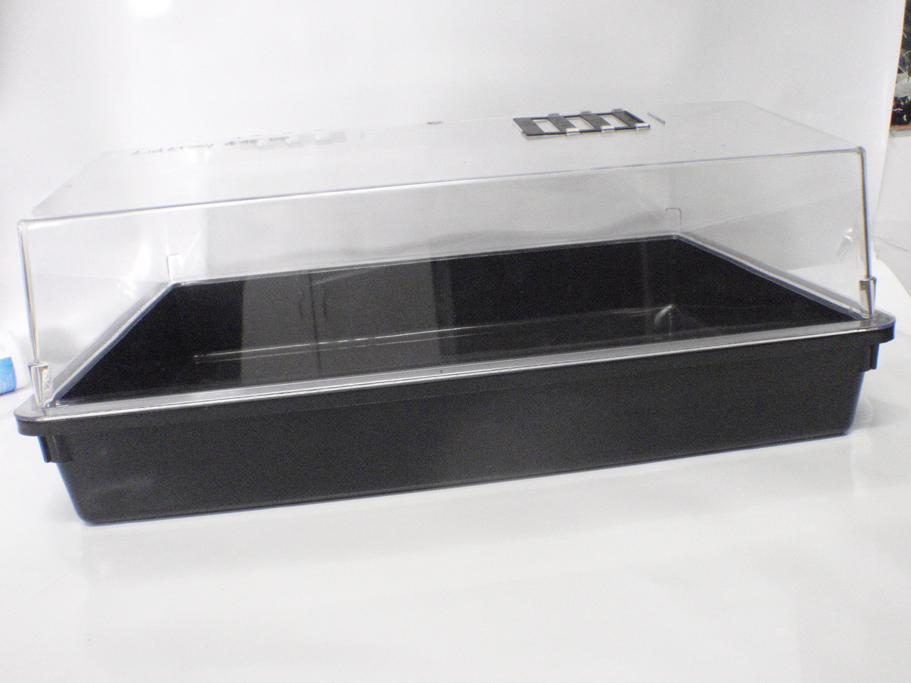 	Large perspex clone tray & lid