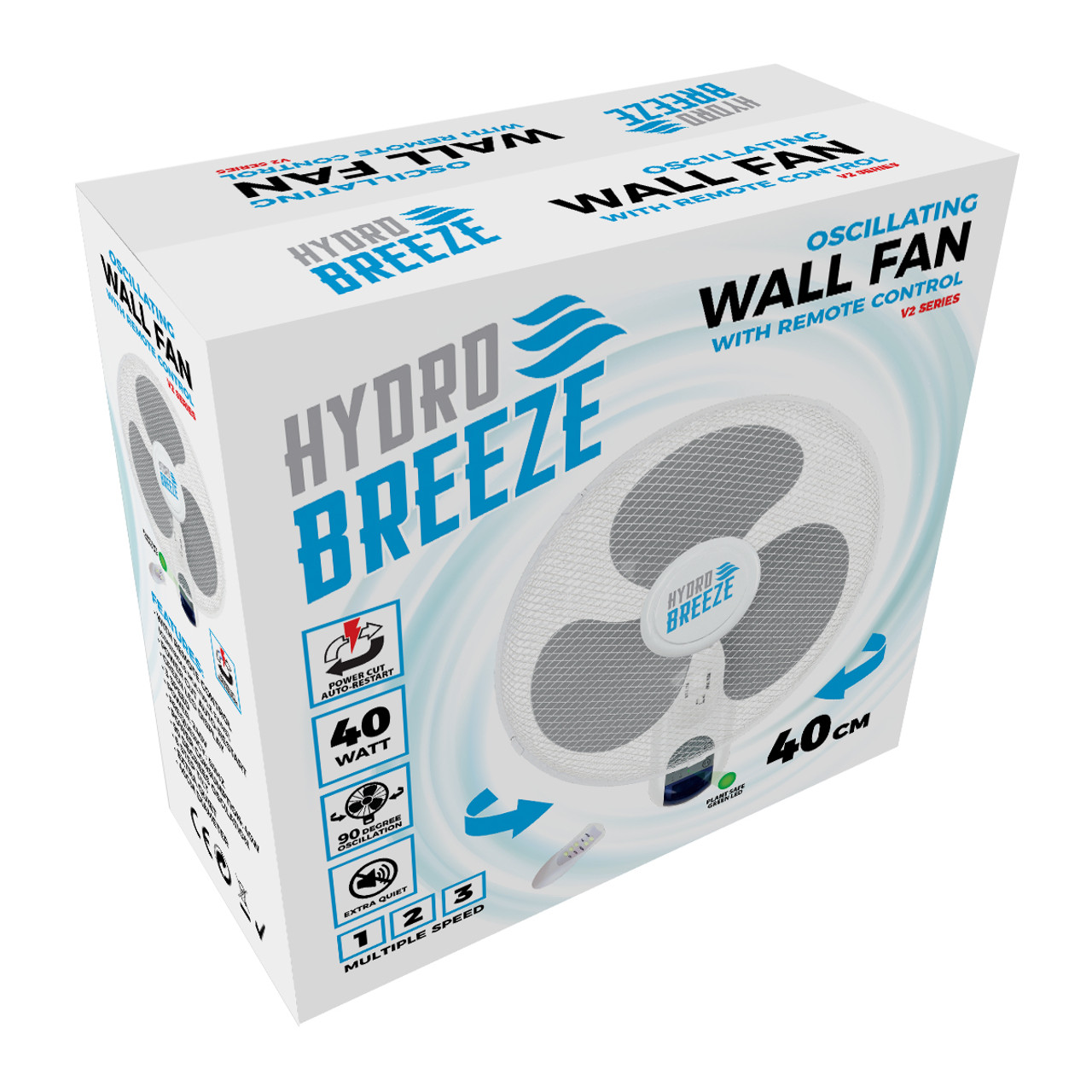 Hydro Breeze 40cm Wall fan 